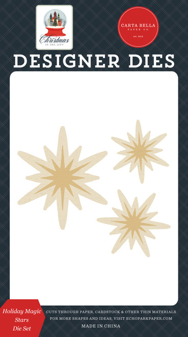 Christmas In The City Small Die Set-Holiday Magic Stars - 5A0033LD-1H5B6 - 810192590353