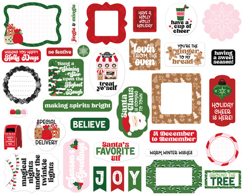 Echo Park Ephemera-Icons, Santa's Christmas Delivery - 5A0033QJ-1H5BM