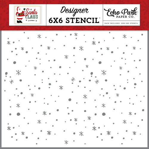 Santa Claus Stencil 6"X6"-Holiday Night Sky - 5A0033PS-1H5CL - 810192596775