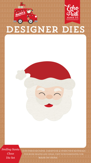 Santa's Christmas Delivery Small Die Set-Smiling Santa Claus - 5A0033R1-1H5BX - 810192591398