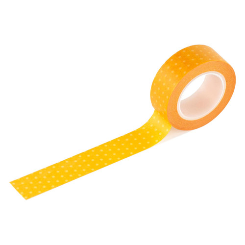 Echo Park Essentials Washi Tape-Yellow Dot - 5A0033PX-1H5C2 - 810179819699