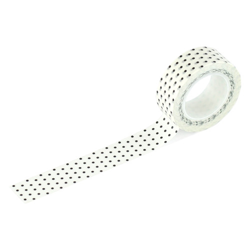 Echo Park Essentials Washi Tape-White Dot - 5A0033QX-1H5C5 - 810179819675