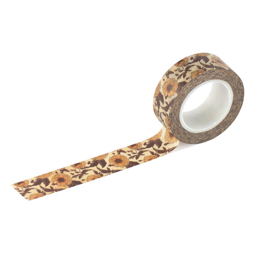 Honey Bee Washi Tape-Honey Bees And Flowers Please - 5A0033JD-1H571 - 810192594832