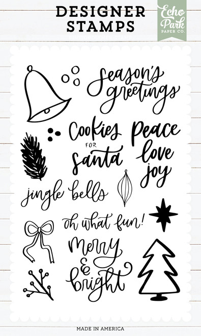 Echo Park Designer Stamp Set-Oh What Fun Christmas - 5A0033R2-1H5CZ - 810192591534
