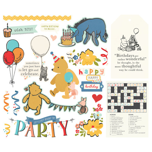 Say Cheese Classic Pooh Bits & Pieces Die-Cuts-Big - 5A003284-1H40D