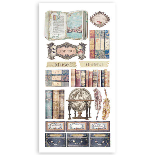 Stamperia Double-Sided Paper Cut-Outs 4/Pkg-Venice City of Art - 5A0031S6-1H3C8 Stamperia Double-Sided Paper Cut-Outs 4/Pkg-Venice City of Art - 5A0031S6-1H3C8