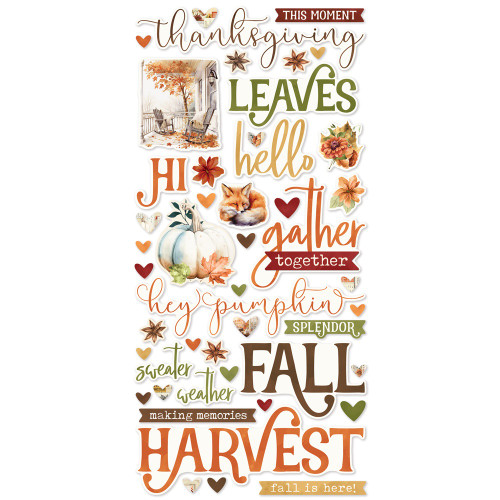 Simple Stories Foam Stickers-Simple Vintage Autumn Breeze 5A0032CL-1H3YK