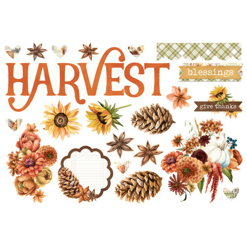 Simple Stories Simple Pages Page Pieces-Simple Vintage Autumn Breeze - 5A003292-1H3Y7