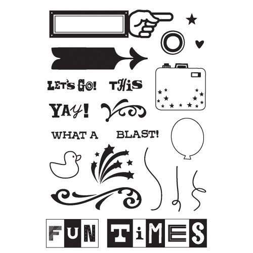 Fun Time Photopolymer Stamps-Best Day - 5A003296-1H3X9