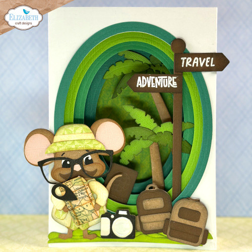 Elizabeth Craft Metal Dies-Travel Accessories - 5A0032GS-1H466