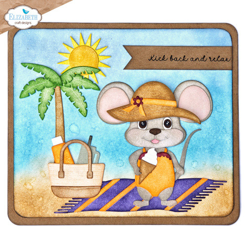 Elizabeth Craft Metal Dies-Beach Scenery - 5A0032GT-1H46D Elizabeth Craft Metal Dies-Beach Scenery - 5A0032GT-1H46D