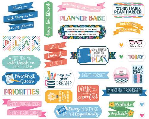 Echo Park Ephemera-Titles & Phrases, Plan On It - 5A0033Z6-1H5PT