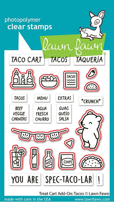 Lawn Cuts Custom Craft Die-Treat Cart Add-On: Tacos - 5A0032HQ-1H46Z Lawn Cuts Custom Craft Die-Treat Cart Add-On: Tacos - 5A0032HQ-1H46Z