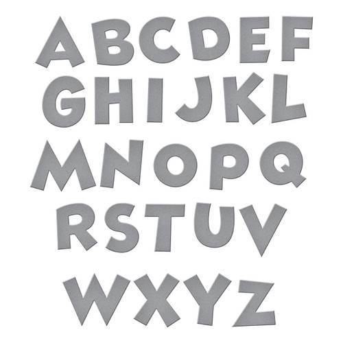 Spellbinders Etched Dies From Say Cheese Classic Mouse-Classic Mouse Alphabet - 5A0032LB-1H4BR
