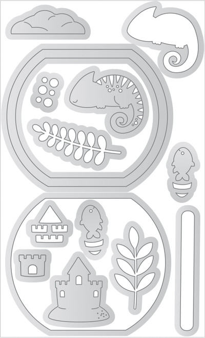 Doodlebug Doodle Cuts Dies-So Adora-Bowl, Summer Fun - 5A00348V-1H5ZY