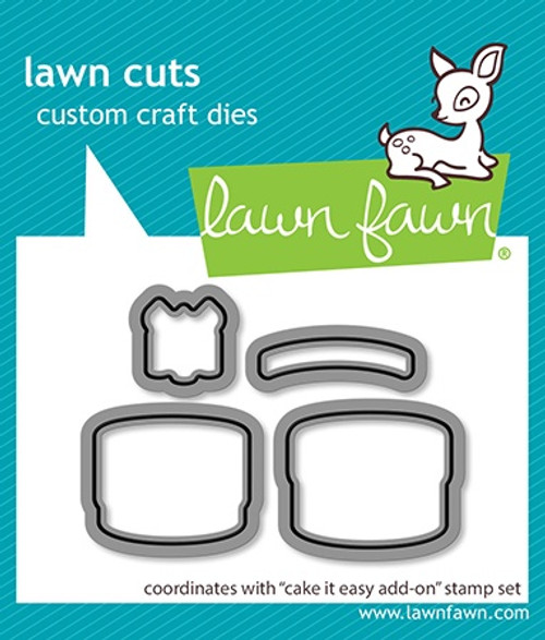 Lawn Cuts Custom Craft Die-Cake It Easy Add-On - 5A0032J5-1H472 - 783385671873