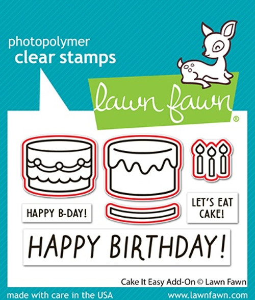 Lawn Cuts Custom Craft Die-Cake It Easy Add-On 5A0032J5-1H472