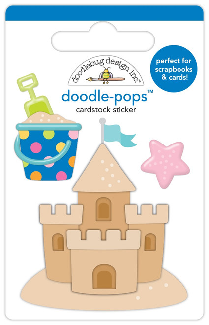 Doodlebug Doodle-Pops 3D Sticker-Diggin' Summer, Summer Fun - 5A00349X-1H60D - 842715089037