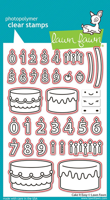 Lawn Cuts Custom Craft Die-Cake It Easy - 5A0032HC-1H47L Lawn Cuts Custom Craft Die-Cake It Easy - 5A0032HC-1H47L