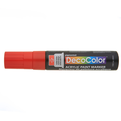 Uchida DecoColor Jumbo Acrylic Paint Marker-Red - 5A0034HV-1H65T - 028617413327