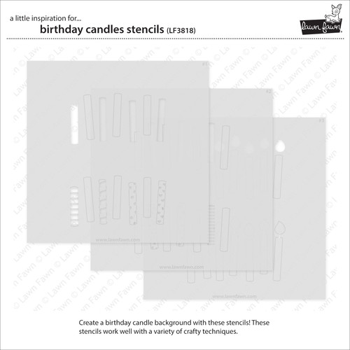 Lawn Clippings Stencils-Birthday Candles 5A0032JM-1H47G