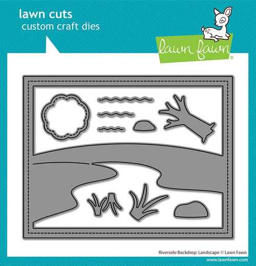Lawn Cuts Custom Craft Die-Riverside Backdrop: Landscape - 5A0032H3-1H482 - 783385671422