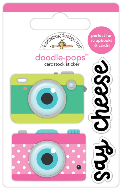6 Pack - Doodlebug Doodle-Pops 3D Sticker-Photo Op, Summer Fun - 5A00349F-1H5ZN - 842715088979