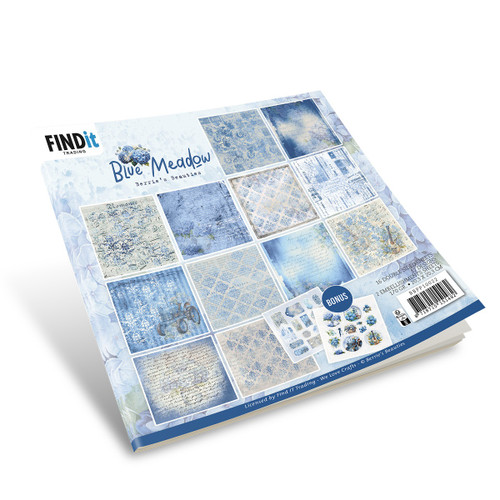 3 Pack - Find It Trading Berries Beauties Paper Pack 8"X8"-Blue Meadow - 5A0034CM-1H61X - 8718715151482