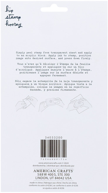 American Crafts Clear Stamp Set -Tag Builder - 5A002QSS-1GS2N American Crafts Clear Stamp Set -Tag Builder - 5A002QSS-1GS2N