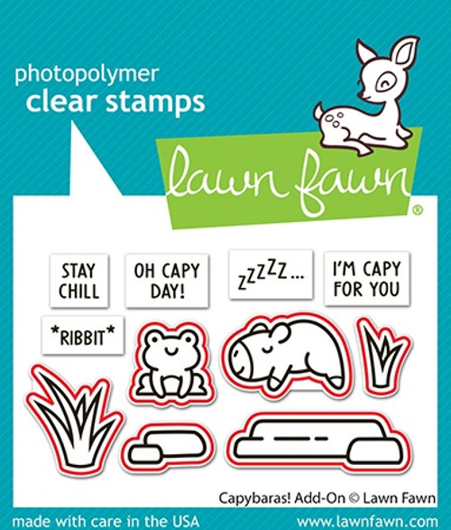 3 Pack - Lawn Cuts Custom Craft Die-Capybaras! Add-On - 5A0032HB-1H46Y