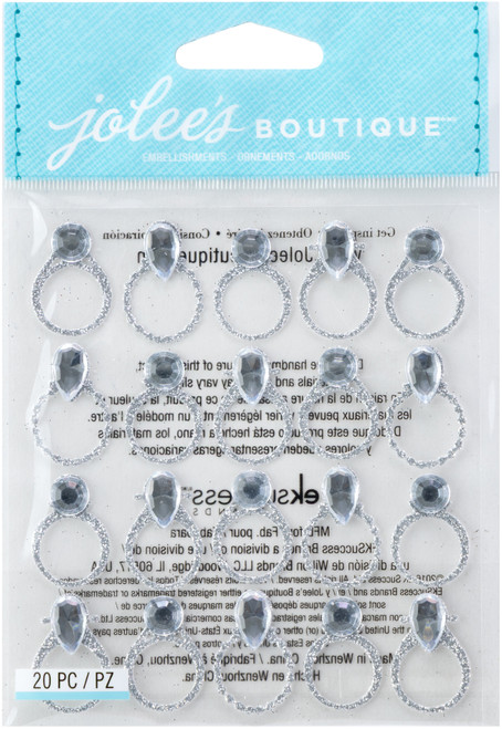 Jolee's Boutique Stickers-Wedding Rings - 5A002Q8G-1GRMH - 015586936964