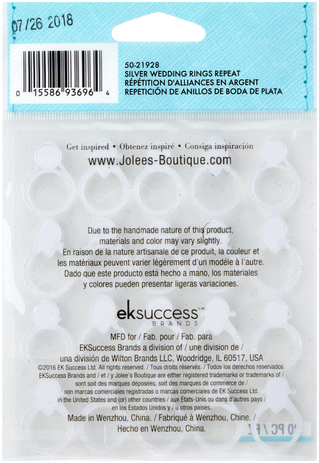 Jolee's Boutique Stickers-Wedding Rings - 5A002Q8G-1GRMH Jolee's Boutique Stickers-Wedding Rings - 5A002Q8G-1GRMH