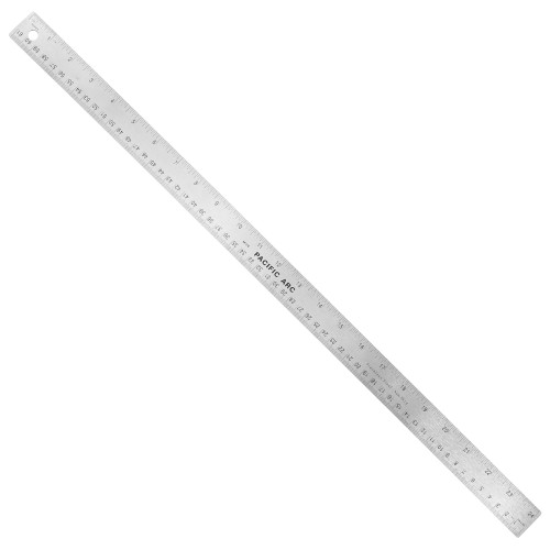 Pacific Arc Cork-Back Non-Skid Ruler-24" - 5A0034BZ-1H61L - 038236018223