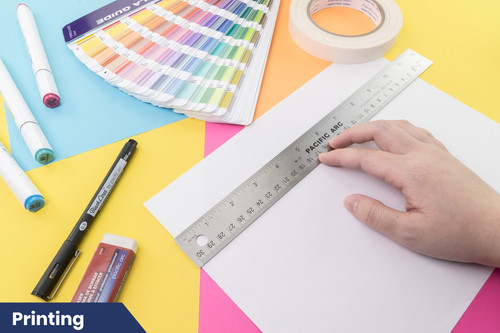 Pacific Arc Cork-Back Non-Skid Ruler-24" - 5A0034BZ-1H61L