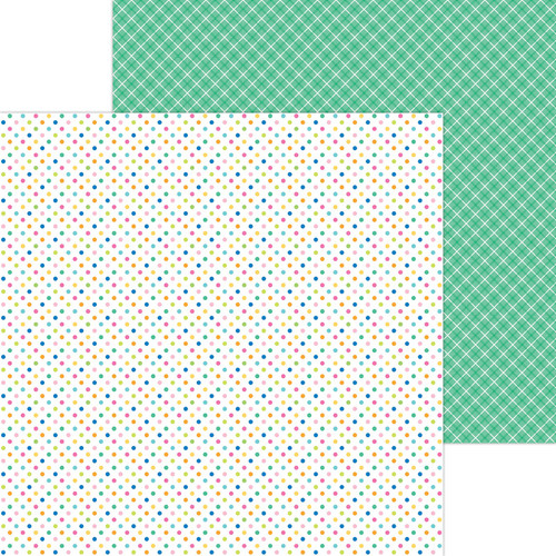 25 Pack - Summer Fun Double-Sided Cardstock 12"X12"-Polka Dot Bikini - 5A003498-1H603 - 842715089358