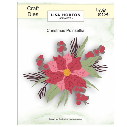 Lisa Horton Crafts Layering Dies-Christmas Poinsettia 5A003272-1H3WJ - 780627350831
