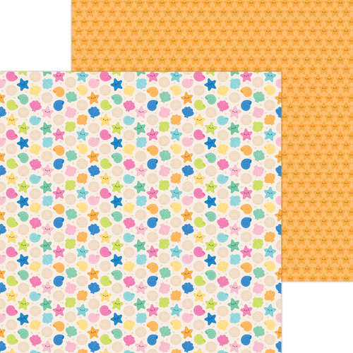 25 Pack - Summer Fun Double-Sided Cardstock 12"X12"-Seashells By The Seashore - 5A003498-1H5ZV - 842715089365