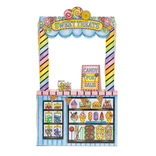 Colorbok Make It Colorful! Color Your Own Candy Stand-Candy Stand - 34013508