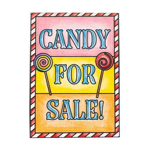 Colorbok Make It Colorful! Color Your Own Candy Stand-Candy Stand 34013508