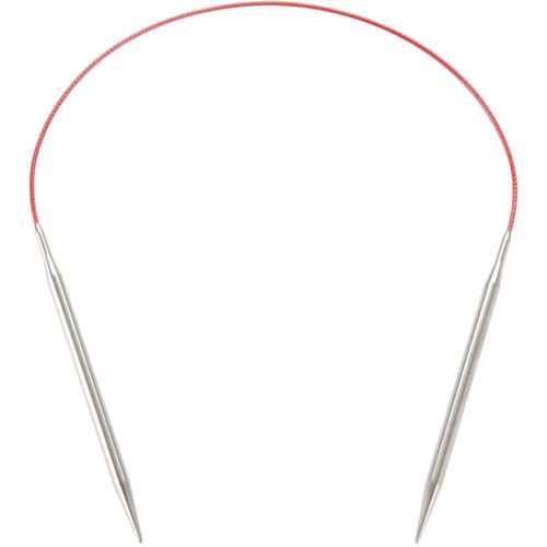 ChiaoGoo Red Lace Stainless Circular Knitting Needles 16"-Size 000/1.5mm 7016-000