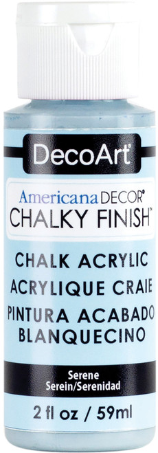 6 Pack - DecoArt Americana Chalky Finish Paint 2oz-Serene - ADC30-18 - 766218079077 6 Pack - DecoArt Americana Chalky Finish Paint 2oz-Serene - ADC30-18 - 766218079077
