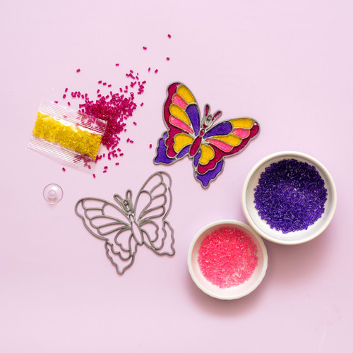 6 Pack - Colorbok Makit & Bakit Suncatcher Kit-Large Butterfly - TB-47650 6 Pack - Colorbok Makit & Bakit Suncatcher Kit-Large Butterfly - TB-47650