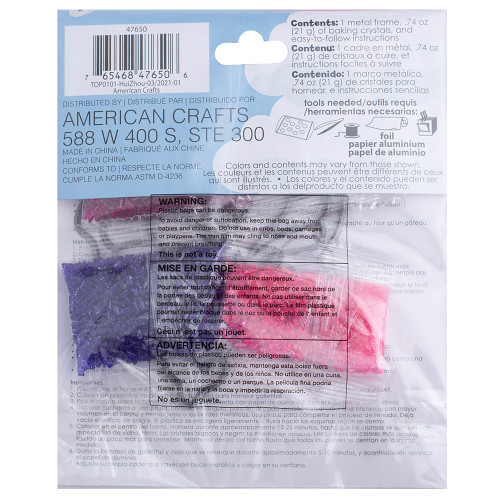 6 Pack - Colorbok Makit & Bakit Suncatcher Kit-Large Butterfly - TB-47650