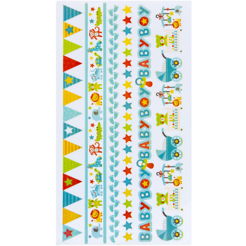 3 Pack - Sticko Themed Flip Pack Stickers 165/Pkg-Baby Boy - 52-60170