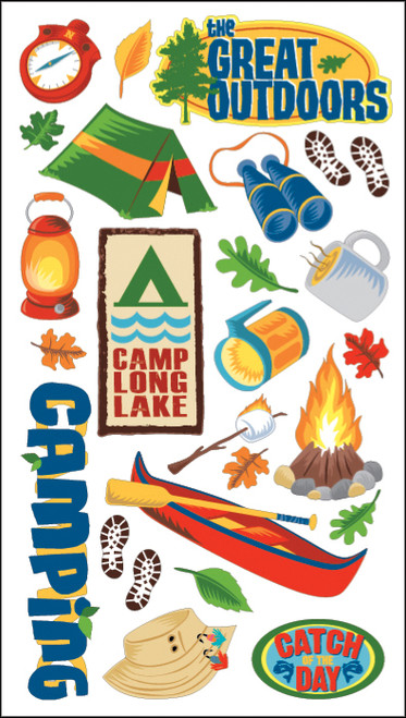 6 Pack - Sticko Stickers-The Great Outdoors - E5260109 - 015586880977