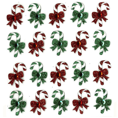 Jolee's Boutique Themed Embellishments-Candy Cane Repeats - 50-20608