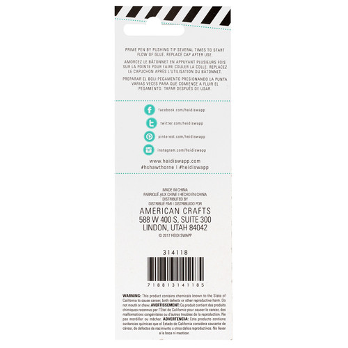 Heidi Swapp Glue Pen-Fine Tip - HS314118