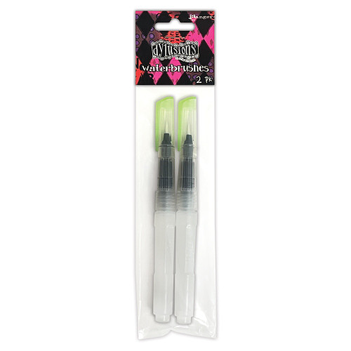 Dylusions Waterbrushes-2 Pack - 5A00341W-1H5RX - 789541088356