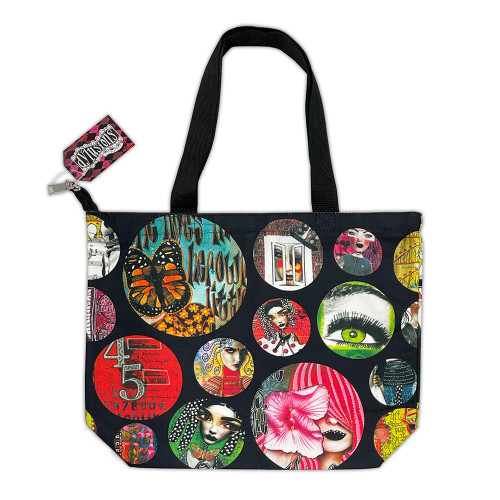 Dylusions Zipper Tote Bag-1 Piece - 5A00341S-1H5S3 - 789541088516