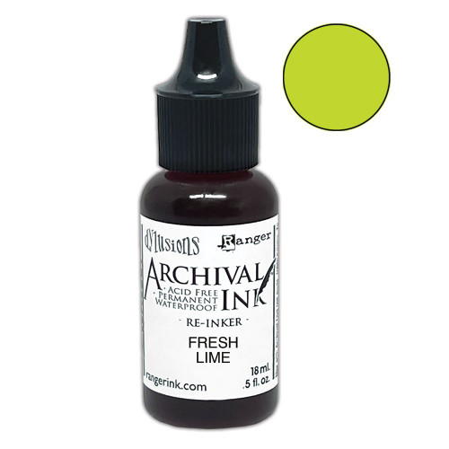 3 Pack - Dyan Reaveley Dylusions Archival Reinkers-Fresh Lime - 5A0024LJ-1H5RW - 789541092155